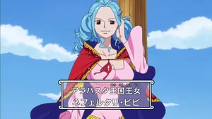 Nefertari Vivi Pink Pirate Dress Wallpaper