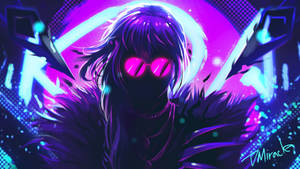 Neon 4k Lol K/da Evelynn Wallpaper