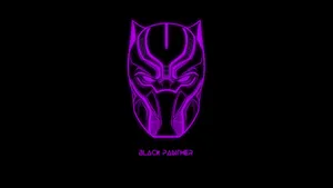 Neon Black Panther 4k Ultra Hd Dark Wallpaper
