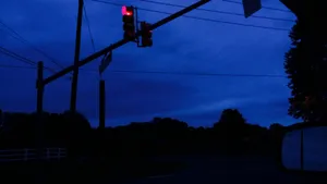 Neon Blue Sky Wallpaper