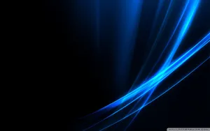 Neon Blue Windows Vista Wallpaper