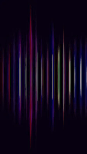 Neon Colored Line Pattern Wallpaper