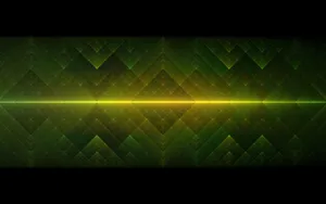 Neon Green Geometric Squares Wallpaper