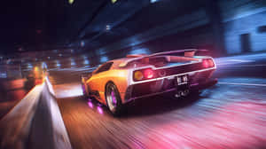 Neon Lamborghini Flash Wallpaper