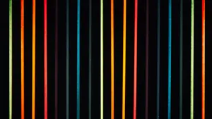 Neon Light Stripes Wallpaper