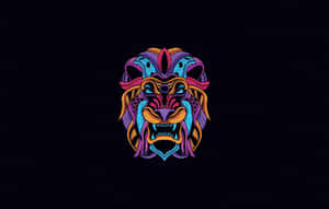 Neon Mask 1332 X 850 Wallpaper