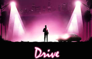 Neon Noir Drive Movie Artwork Wallpaper