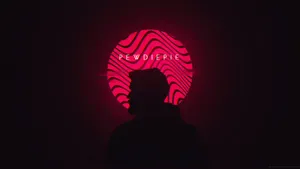 Neon Pink Aesthetic Pewdiepie Art Wallpaper