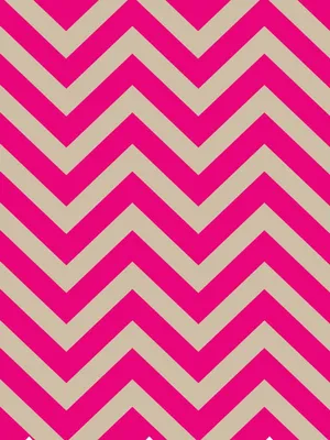 Neon Pink And White Chevron Pattern Wallpaper