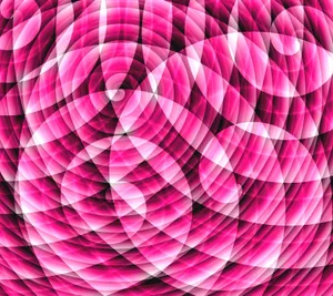 Neon Pink Fractal Art Wallpaper