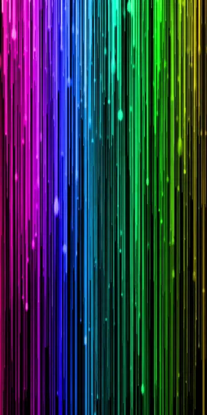 Neon Rainbow Vertical Lines Wallpaper