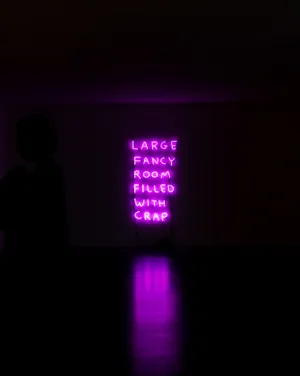 Neon Sign Dark Purple Iphone Wallpaper