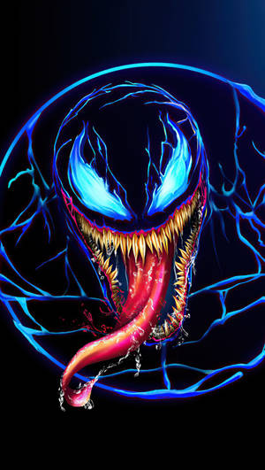 Neon Venom Cool Android Wallpaper