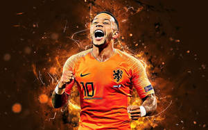Netherlands National Football Team Memphis Depay Wallpaper