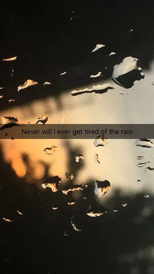 Never Will Never Get Tired Of The Rain Wallpaper