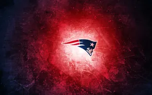 New England Patriots Logo In Red Wallpaper