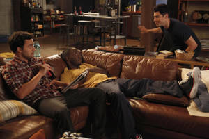 New Girl Schmidt Winston And Nick Wallpaper