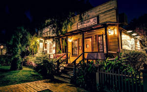 New Orleans Creole Cafe Exterior Wallpaper