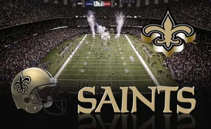 New Orleans Saints Fans Celebrate Their Nfl Team's Success Wallpaper