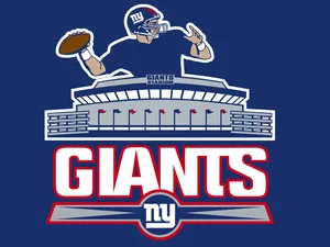 New York Giants Logo Stadium Wallpaper