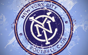 New York Hd Fc Logo Periwinkle Background Wallpaper