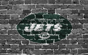 New York Jets Brick Wall Wallpaper