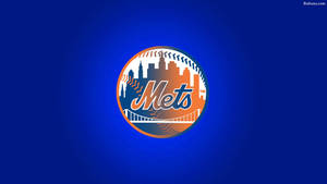 New York Mets In Action - Game Day At The Stadium Wallpaper