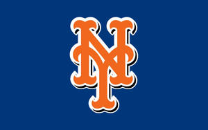 New York Mets Orange Logo Wallpaper