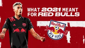New York Red Bulls Soccer Graphic Poster Wallpaper