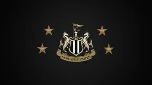 Newcastle United Fc Fancy Logo Wallpaper