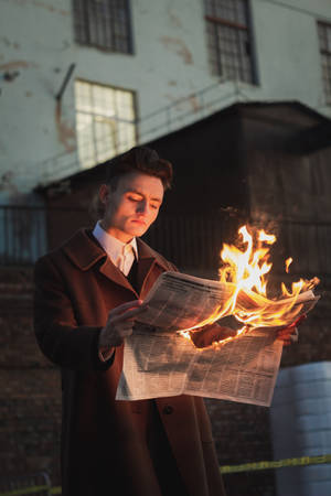 Newspaper 4k Firenewspaper 4k Fire Wallpaper