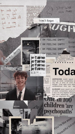 Newspaper Aesthetic Wayv Yangyang Wallpaper