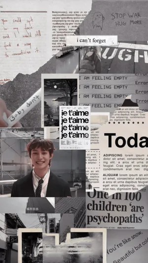 Newspaper Aesthetic Wayv Yangyang Wallpaper