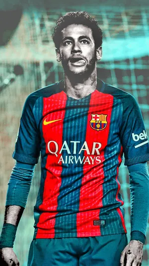Neymar Cool Art Iphone Wallpaper