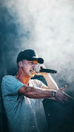 Nf Making His Mark On The Rap Game Wallpaper