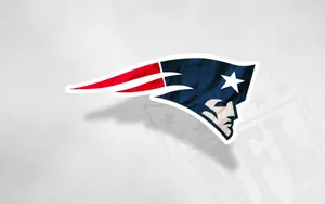 Nfl Patriots Logo On White Background Wallpaper