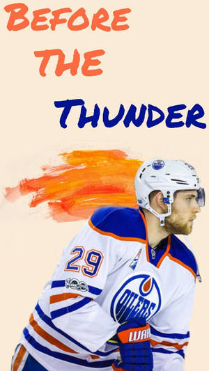 Nhl Edmonton Oilers Captain Leon Draisaitl Wallpaper