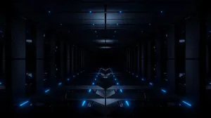 Nice Black Hall Wallpaper