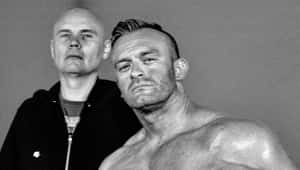 Nick Aldis Blackand White Portrait Wallpaper