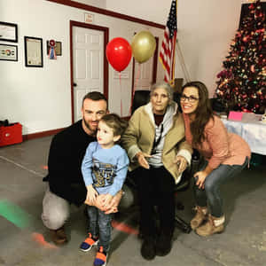 Nick Aldis Family Portrait Wallpaper