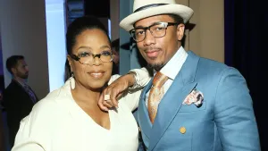 Nick Cannon With Oprah Wallpaper