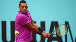 Nick Kyrgios In Atp Tour Wallpaper