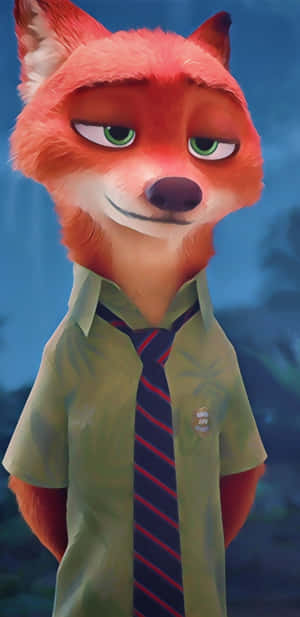 Nick Wilde Smirk Zootopia Wallpaper