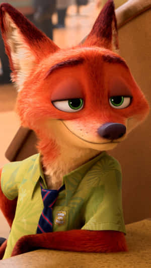 Nick Wilde Smirk Zootopia Wallpaper