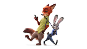 Nick Wildeand Judy Hopps Zootopia Wallpaper