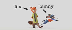 Nickand Judy Zootopia Characters Wallpaper