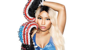 Nicki Minaj Hd Boxing Gloves Wallpaper