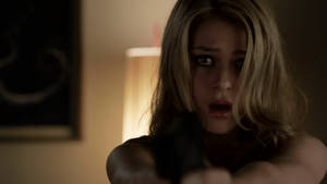 Nicola Peltz Enthralling In A Scene From Bates Motel Wallpaper