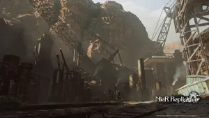 Nier Replicant Junk Heap Wallpaper