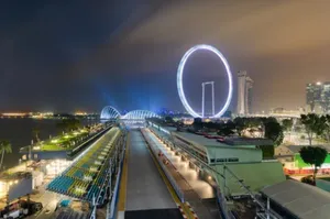 Night F1 4k Wallpaper